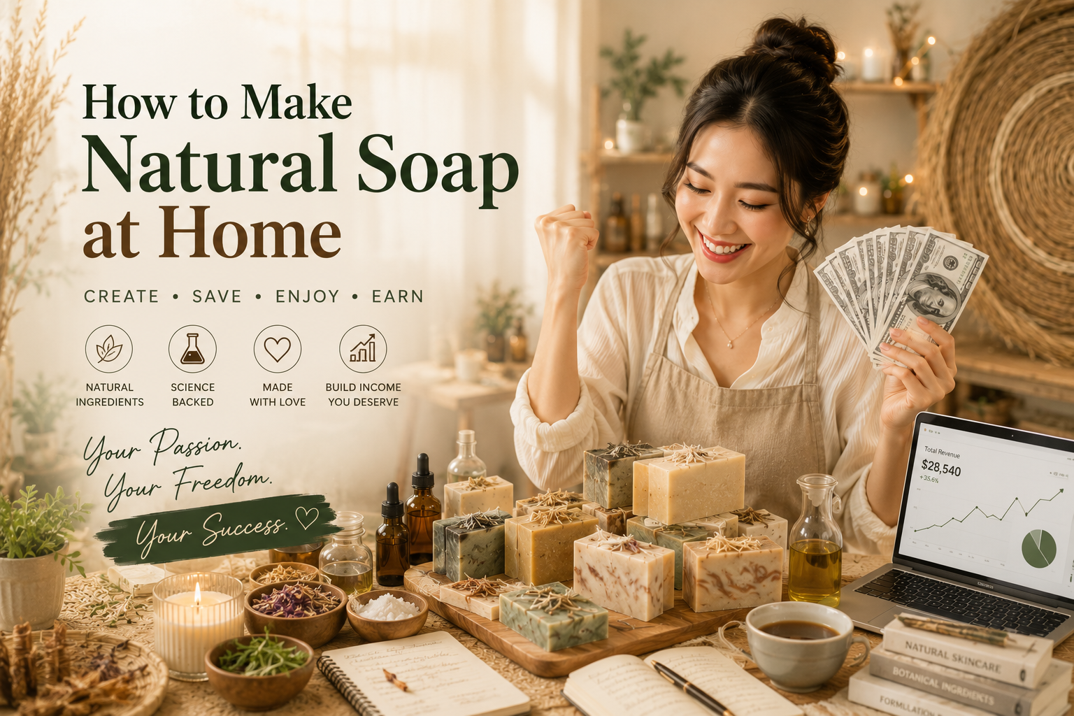 how to make natural soap at home. Beginner Guide