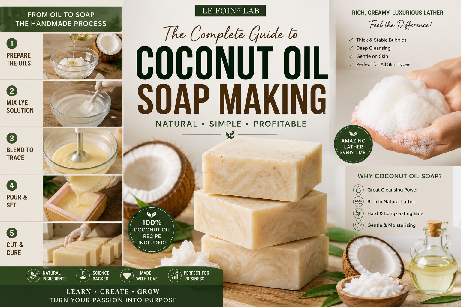 The Complete Coconut Oil Soap Making Guide - Image 3