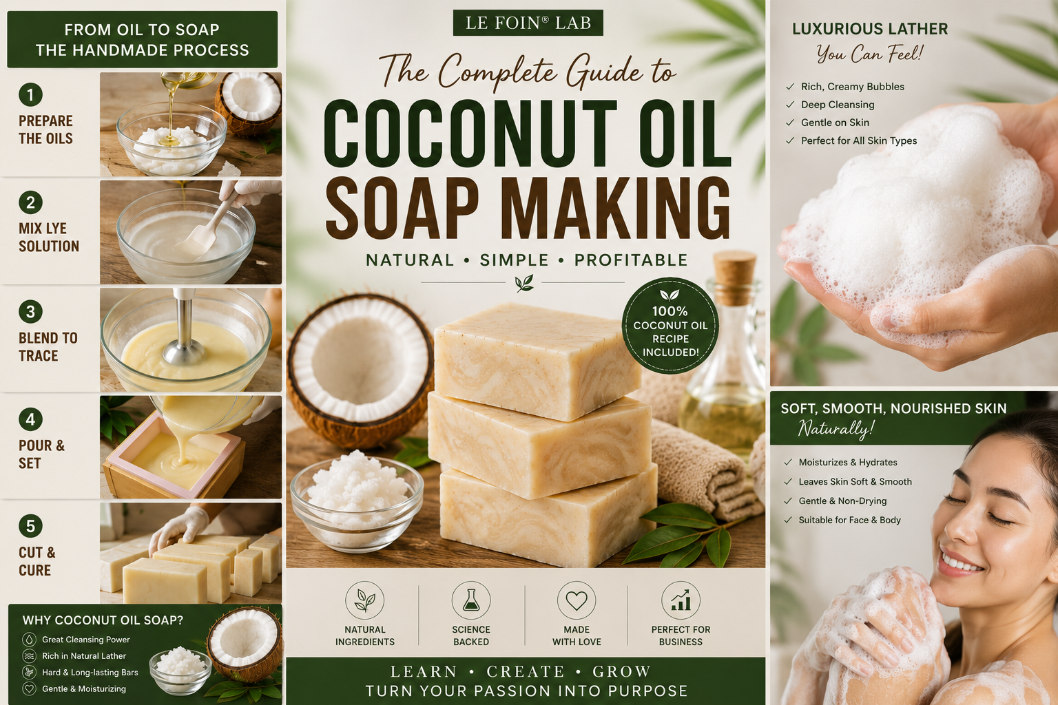 The Complete Coconut Oil Soap Making Guide - Image 4